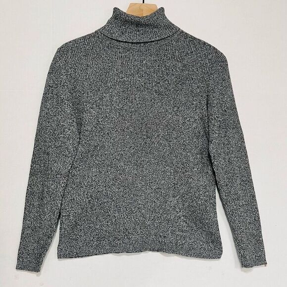 Karen Scott Gray Turtleneck Sweater  Size S - Picture 1 of 4